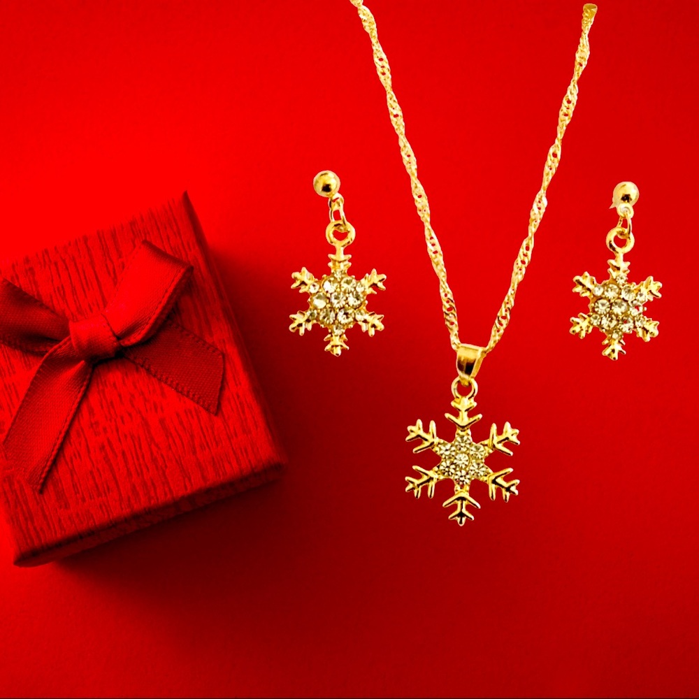 Snowflake Jewelry Gift Set